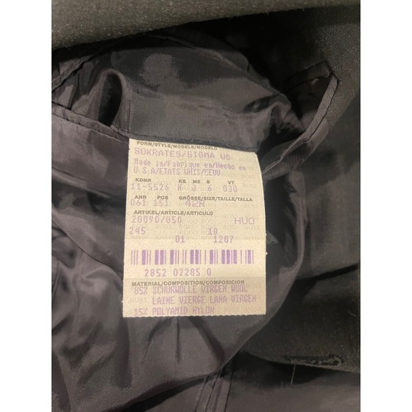 Hugo Boss Blazer Jacket Wool Blend Sokrates/Sigma Model Made in USA - Picture 5 of 8